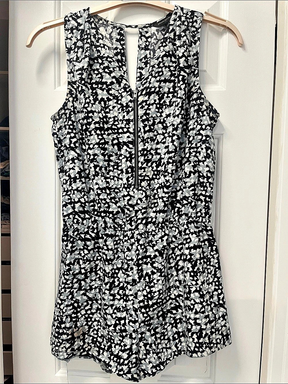 Banana Republic Abstract Print Romper Size 6 Like New
